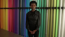 AI presenter Chloe, lounge